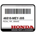 Honda 46510-MEY-305 Pedal, Rr., Brake