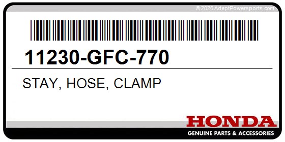 Honda 11230-GFC-770 Stay, Hose, Clamp