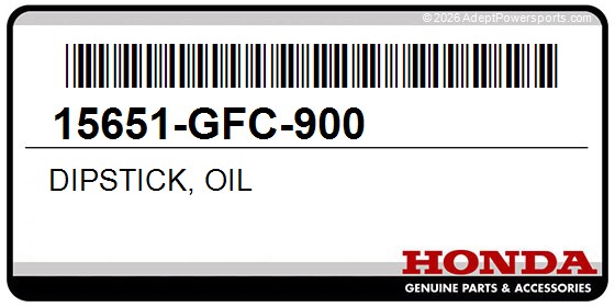 Honda 15651-GFC-900 Dipstick, Oil