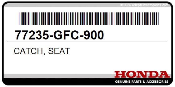 Honda 77235-GFC-900 Catch, Seat