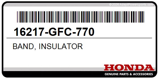 Honda 16217-GFC-770 Band, Insulator