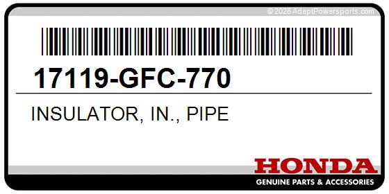Honda 17119-GFC-770 Insulator, In., Pipe