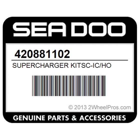 Sea-Doo 420881102 Supercharger Kitsc-Ic/Ho