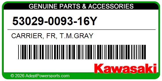 Kawasaki 53029-0093-16Y Carrier, Fr, T.M.Gray
