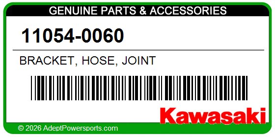 Kawasaki 11054-0060 Bracket, Hose, Joint