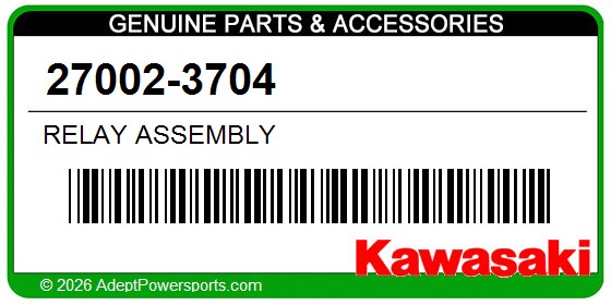 Kawasaki 27002-3704 Relay Assembly