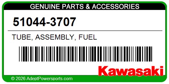 Kawasaki 51044-3707 Tube, Assembly, Fuel