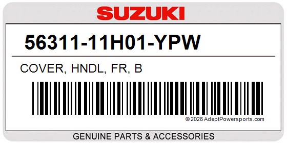 Suzuki 56311-11H01-YPW Cover, Hndl, Fr, B