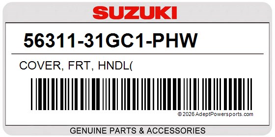 Suzuki 56311-31GC1-PHW Cover, Frt, Hndl(