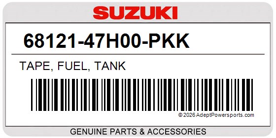 Suzuki 68121-47H00-PKK Tape, Fuel, Tank