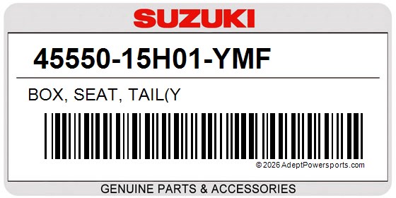 Suzuki 45550-15H01-YMF Box, Seat, Tail(Y