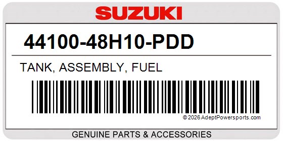 Suzuki 44100-48H10-PDD Tank, Assembly, Fuel