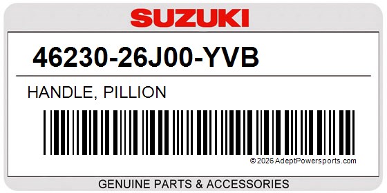 Suzuki 46230-26J00-YVB Handle, Pillion