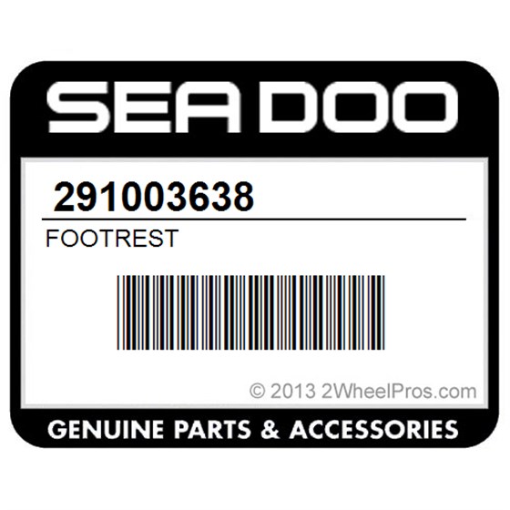 Sea-Doo 291003638 Footrest