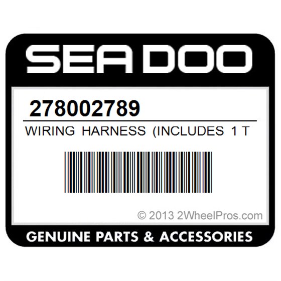 Sea-Doo 278002789 Wiring Harness (Includes 1 To 2055)