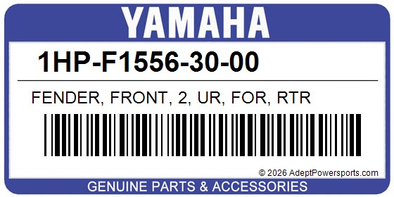 Yamaha 1HP-F1556-30-00 Fender, Front, 2, Ur, For, Rtr