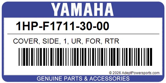 Yamaha 1HP-F1711-30-00 Cover, Side, 1, Ur, For, Rtr