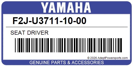 Yamaha F2J-U3711-10-00 Seat Driver