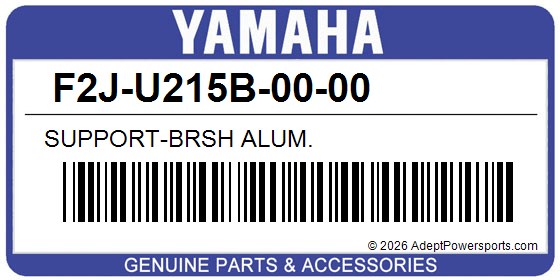 Yamaha F2J-U215B-00-00 Support-Brsh Alum.