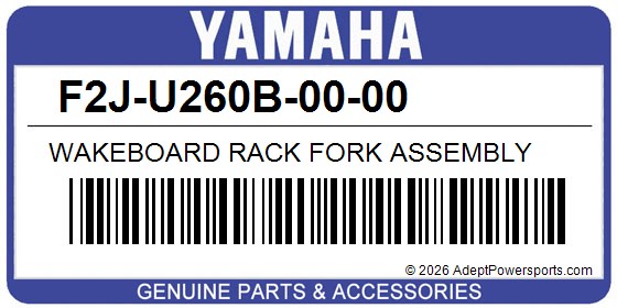 Yamaha F2J-U260B-00-00 Wakeboard Rack Fork Assembly