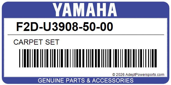 Yamaha F2D-U3908-50-00 Carpet Set