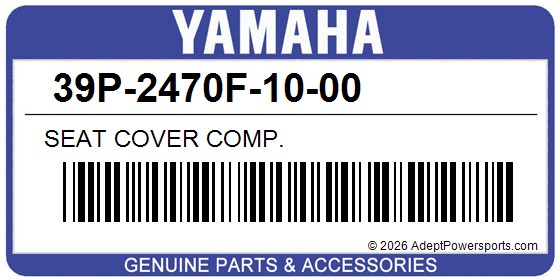 Yamaha 39P-2470F-10-00 Seat Cover Comp.