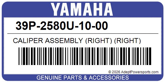 Yamaha 39P-2580U-10-00 Caliper Assembly (Right) (Right)