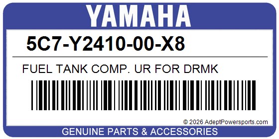 Yamaha 5C7-Y2410-00-X8 Fuel Tank Comp. Ur For Drmk