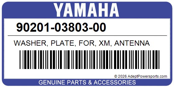 Yamaha 90201-03803-00 Washer, Plate, For, Xm, Antenna