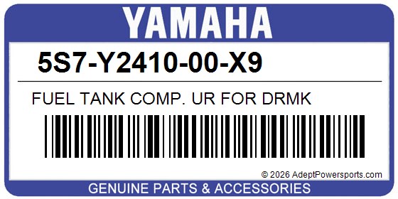 Yamaha 5S7-Y2410-00-X9 Fuel Tank Comp. Ur For Drmk