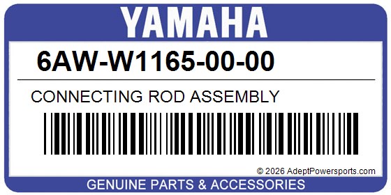 Yamaha 6AW-W1165-00-00 Connecting Rod Assembly