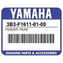 Yamaha 3B3-F1611-01-00 Fender, Rear