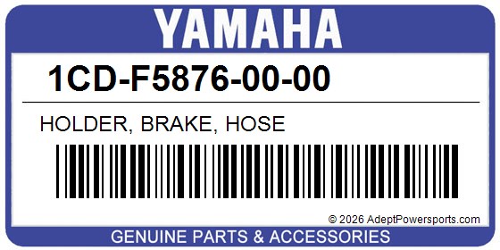 Yamaha 1CD-F5876-00-00 Holder, Brake, Hose