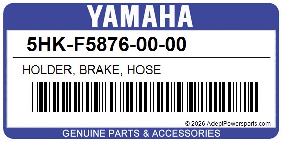Yamaha 5HK-F5876-00-00 Holder, Brake, Hose