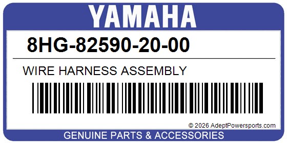 Yamaha 8HG-82590-20-00 Wire Harness Assembly
