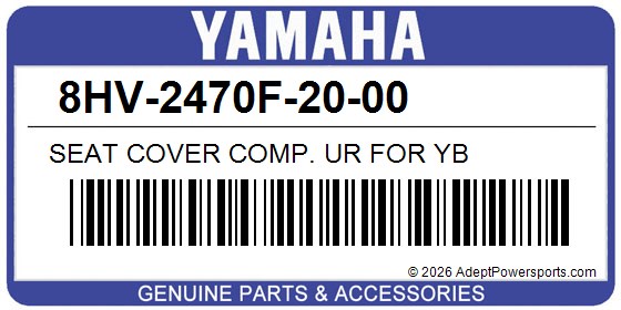 Yamaha 8HV-2470F-20-00 Seat Cover Comp. Ur For Yb