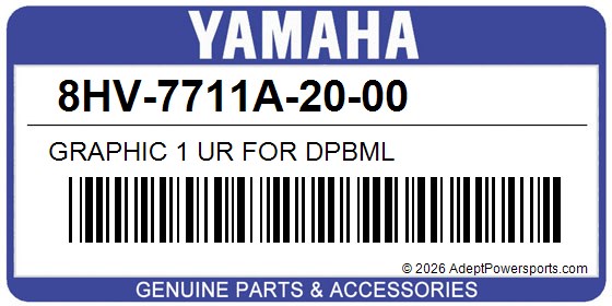 Yamaha 8HV-7711A-20-00 Graphic 1 Ur For Dpbml
