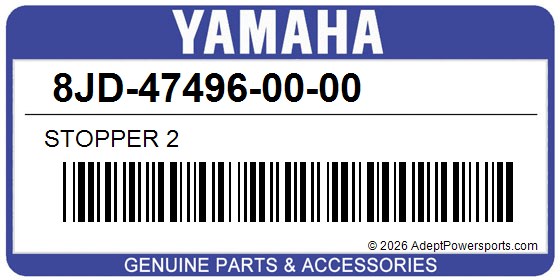 Yamaha 8JD-47496-00-00 Stopper 2