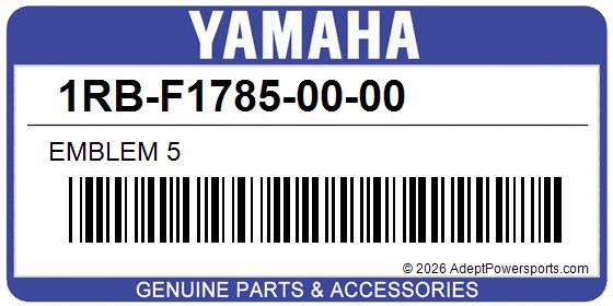 Yamaha 1RB-F1785-00-00 Emblem 5