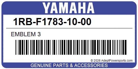 Yamaha 1RB-F1783-10-00 Emblem 3