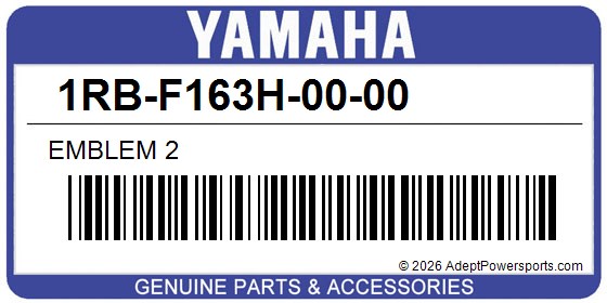 Yamaha 1RB-F163H-00-00 Emblem 2