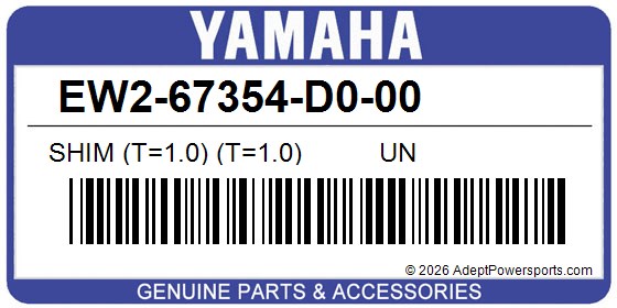 Yamaha EW2-67354-D0-00 Shim (T=1.0) (T=1.0)          Un