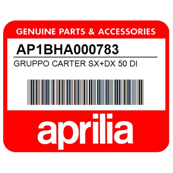 Aprilia AP1BHA000783 Gruppo Carter Sx+Dx 50 Di