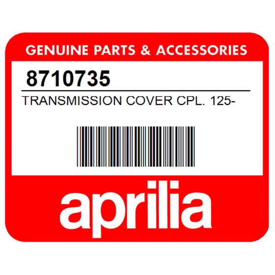 Aprilia 8710735 Transmission Cover Cpl. 125-200