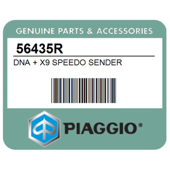 Piaggio 56435R Dna + X9 Speedo Sender