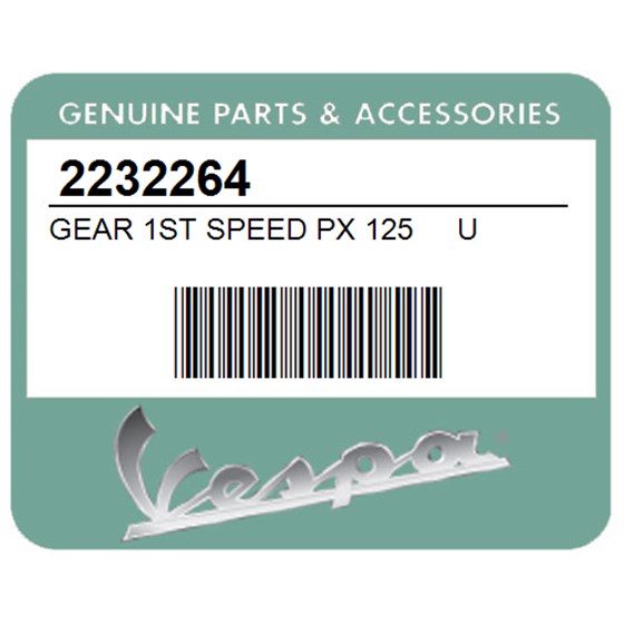 Vespa 2232264 Gear 1St Speed Px 125     U