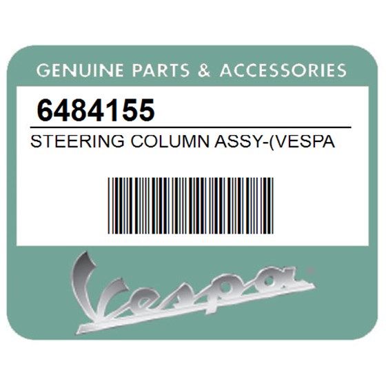 Vespa 6484155 Steering Column Assy-(Vespa Gt)(Old Part