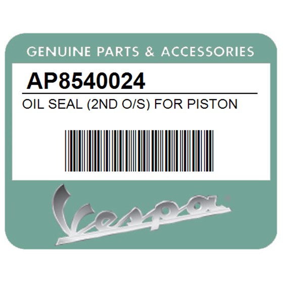 Vespa AP8540024 Oil Seal (2Nd O/S) For Piston