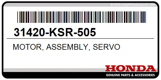Honda 31420-KSR-505 Motor, Assembly, Servo