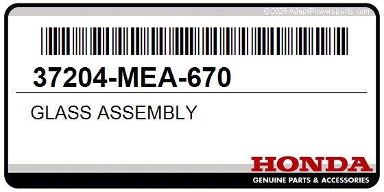 Honda 37204-MEA-670 Glass Assembly